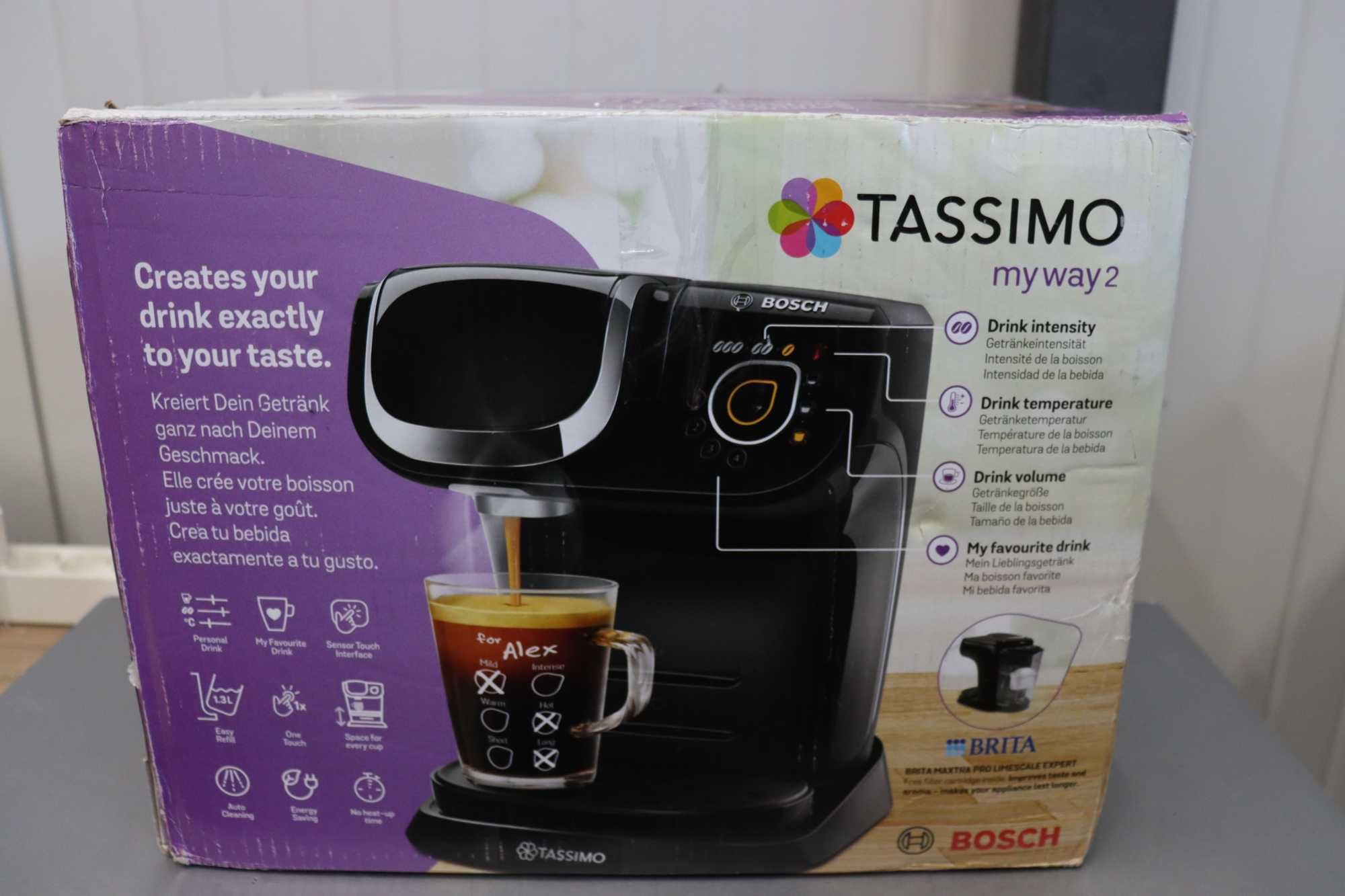 Еспресо машина Bosch Tassimo MY WAY, 1500W, 1.3 L, T-Disc