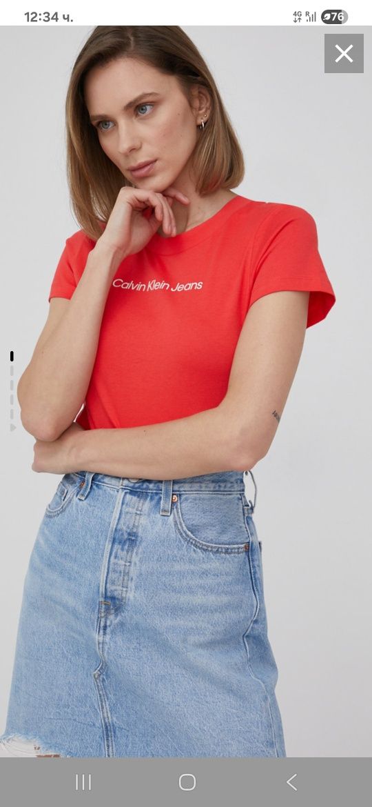 Дамска тениска Calvin Klein Jeasn