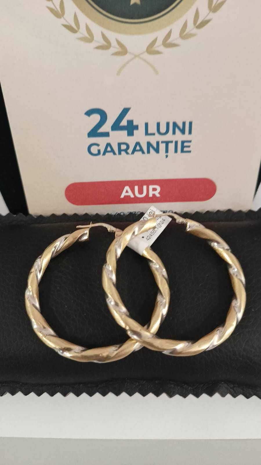 (Ag24) Cercei aur 14K 6.32gr B42455
