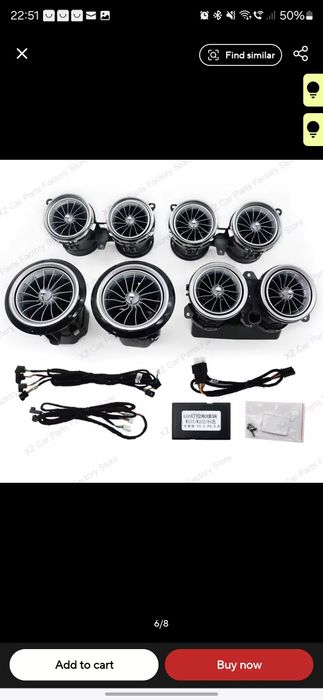 Set grile ventilatie fata spate Model Nou Mercedes E Class W213