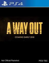 Побег с другом "A WAY OUT", для PS4, !!!