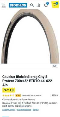 Cauciuc Bicicletă oras city5 protect 700×45