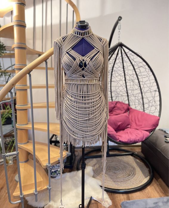 Rochii macrame- plaja, festival- 650