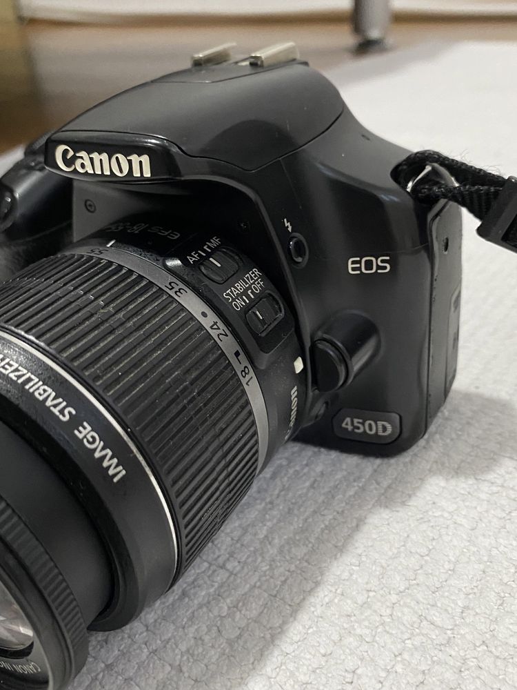 Canon eos 450d+geanta pt camera