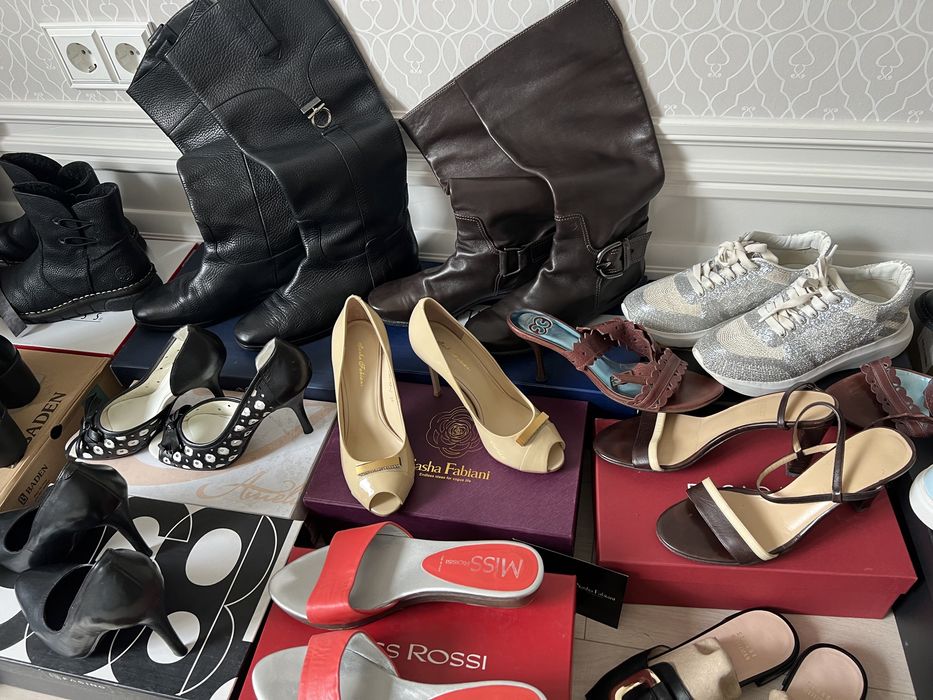 Туфли, сапоги кожаные новые