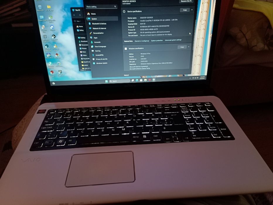 Laptop Sony Vaio