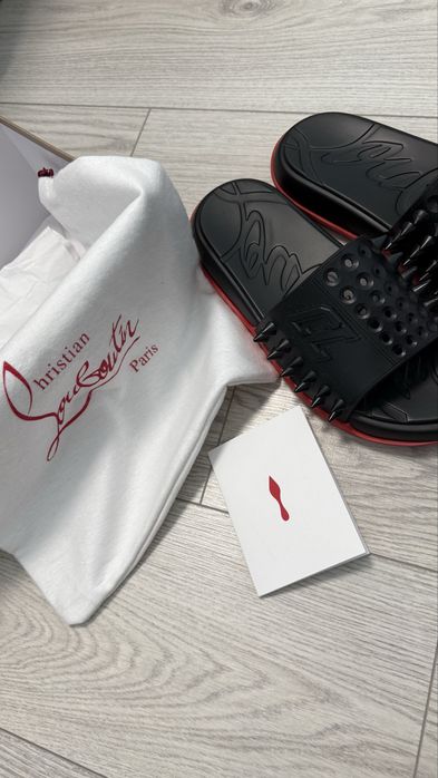 Чехли/Джапанки Christian Louboutin Take it Easy Slides 42