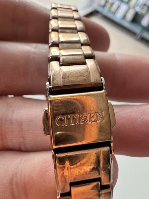 дамски часовник CITIZEN FE1123-51Q | Eco-Drive | Rose-Gold | Кристали