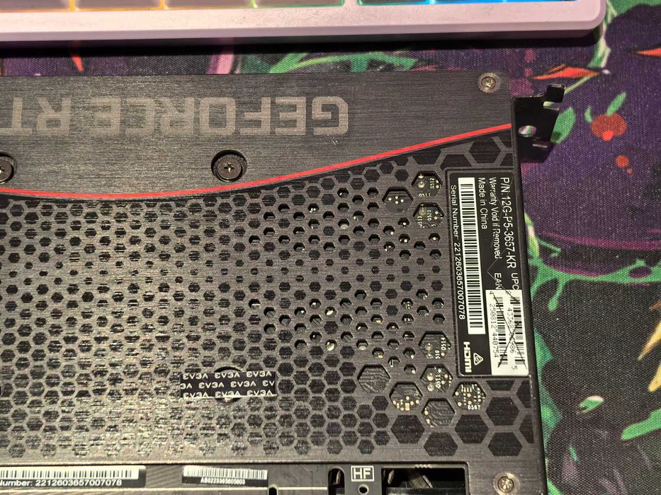 Видеокарта EVGA RTX 3060 XC 12GB в Отлично състояние! Гаранция!