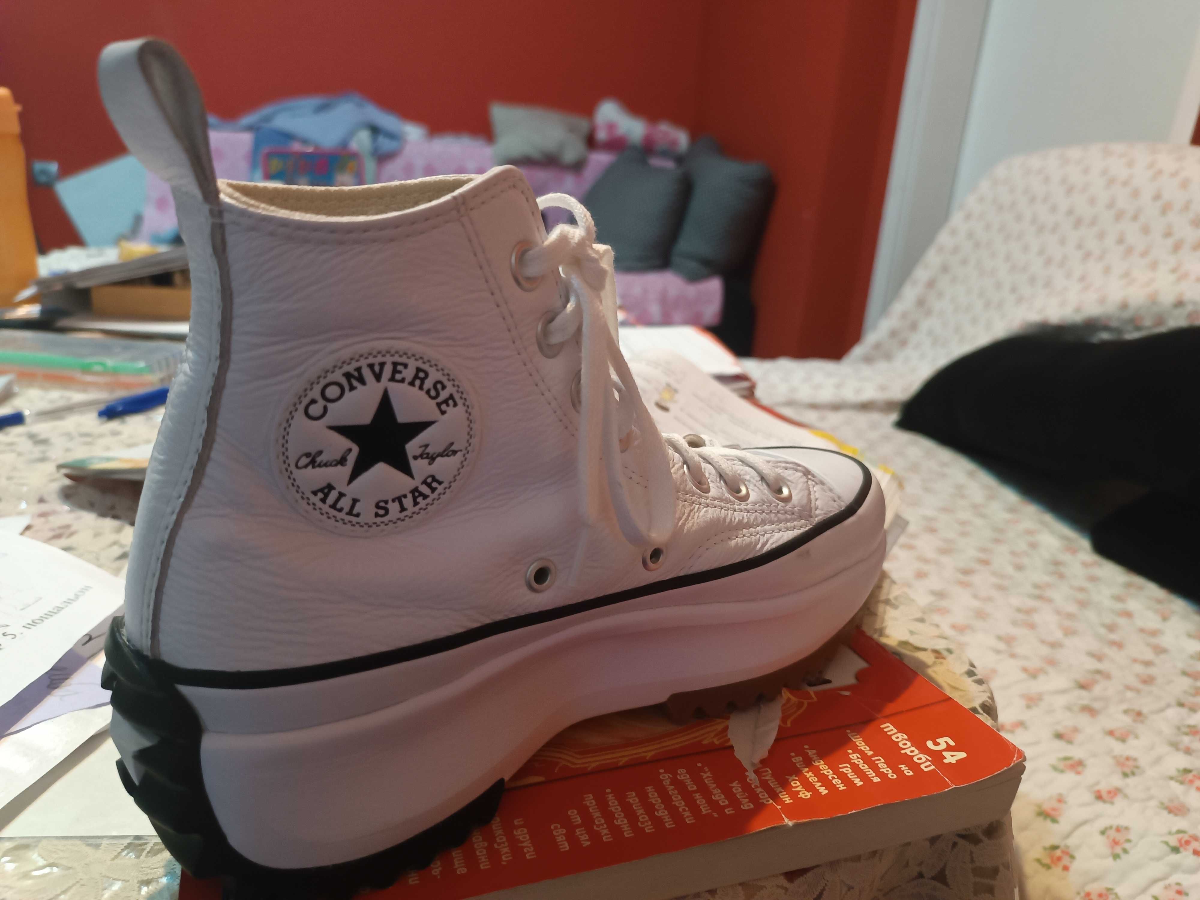Сникърси Converse Run Star Hike Hi Бял