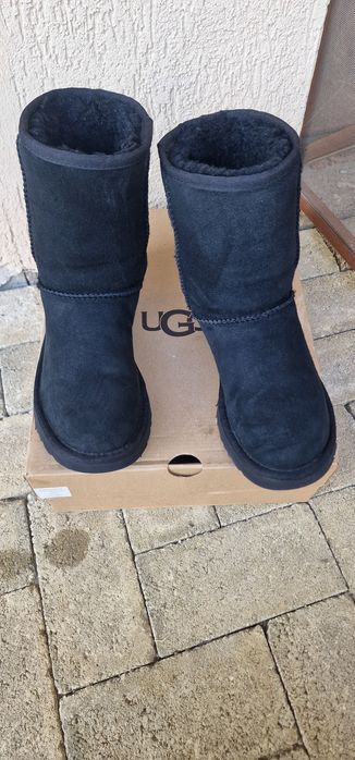 Ugg classic short ll, negru, 36