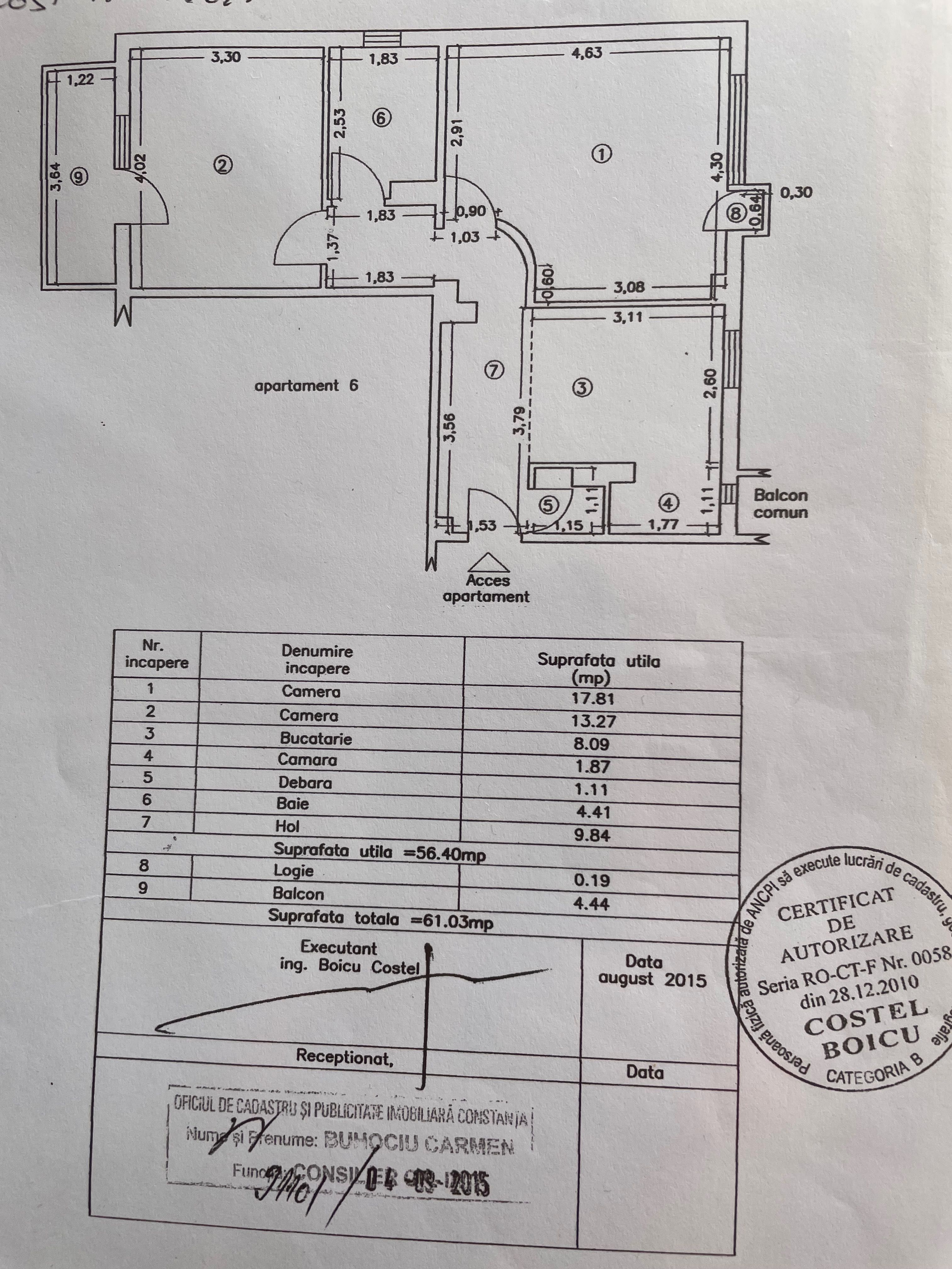 Apartament 2 camere decomandat Navodari oras