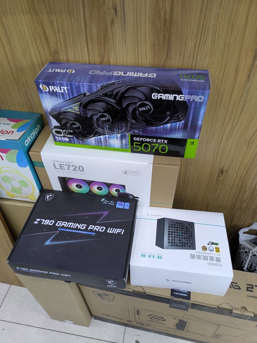 Igravoy PC luboy ish qiladi i7-14700K  RTX  5070 12gb