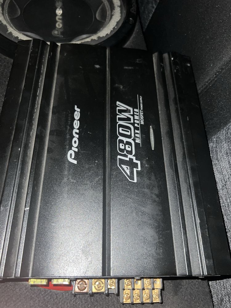 Сабвуфер 1.500 + усилитель 4 канал 480w