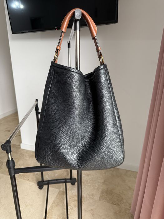 Geanta Marc Jacobs din piele naturala, neagra, stare buna