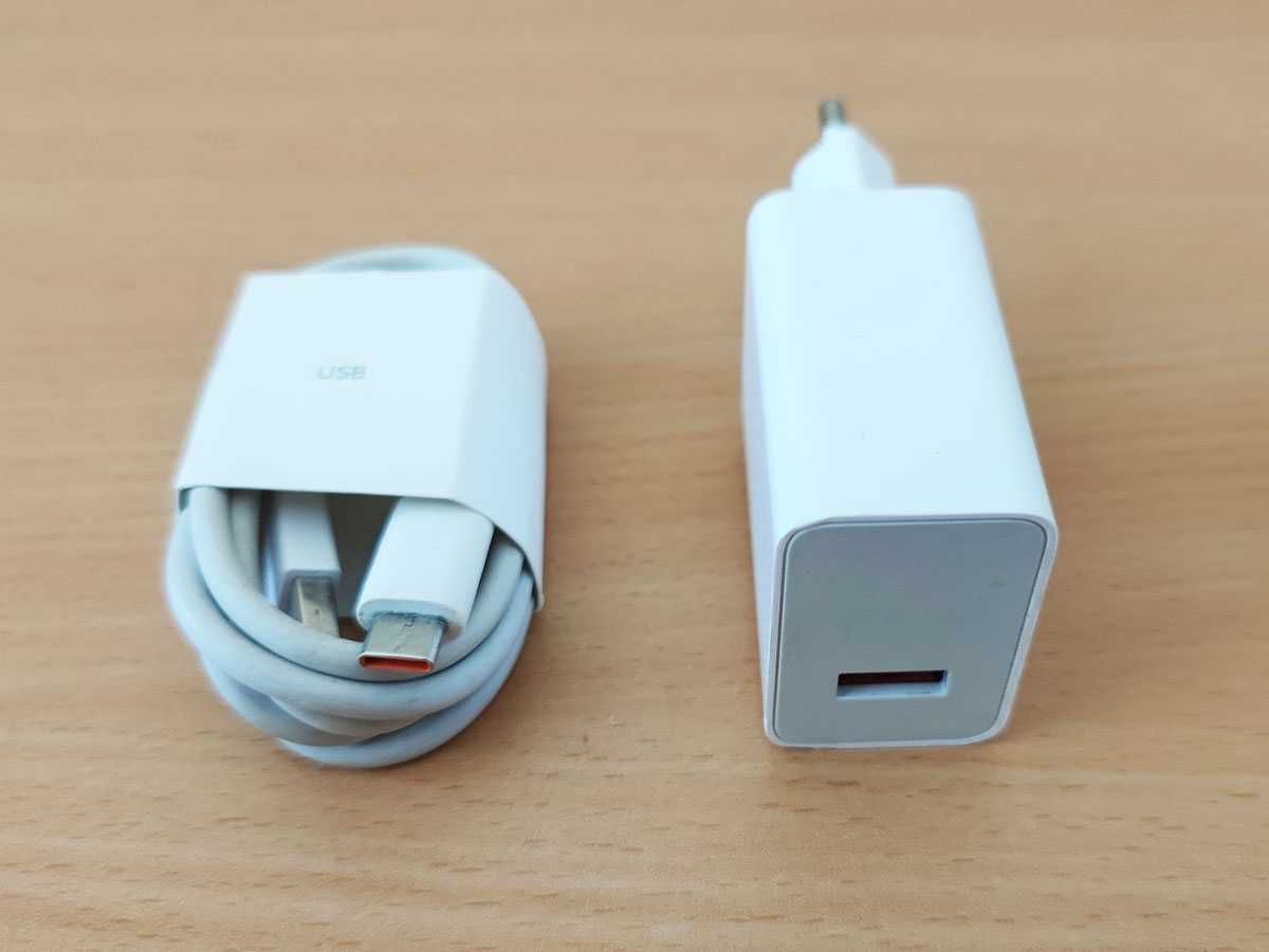 Xiaomi 55W оригинално бързо зарядно и кабел