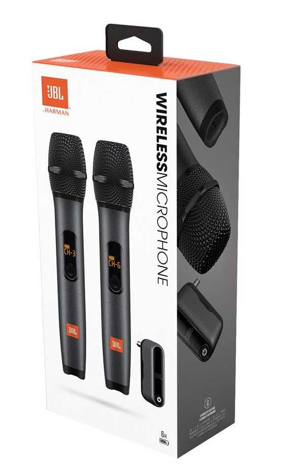 Радиосистема с двумя микрофонами JBL Wireless Microphone