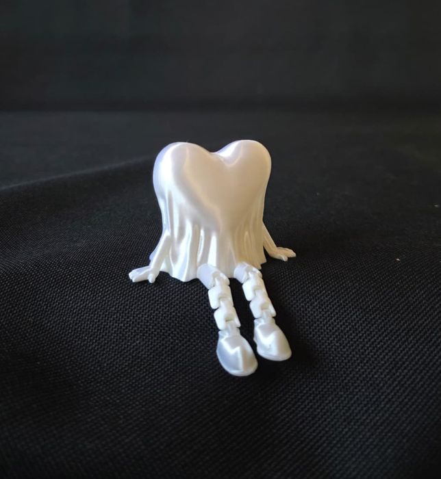 Figurină decorativă Inimă 3D - Cadou inedit birou - jucarie