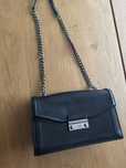 Geanta Cavalli- neagra- accesorii argintii