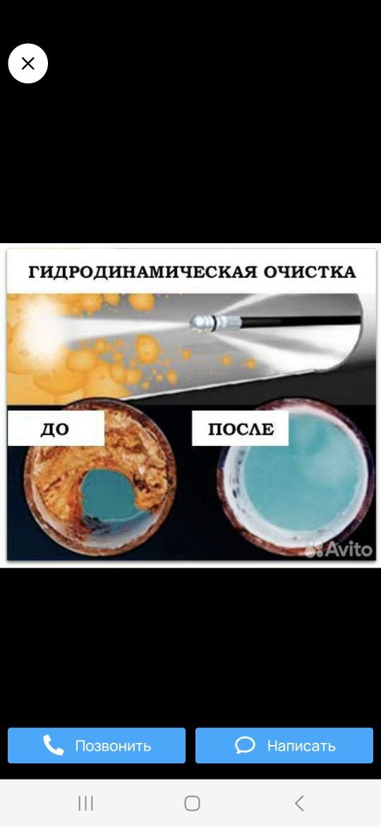 Чистка  канализации