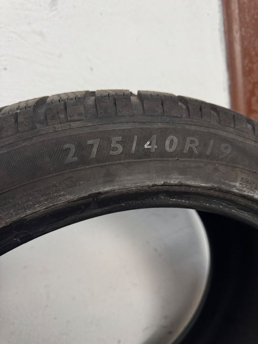 2 Anvelope 275/40/ R19 Dunlop iarna M&S ambele 550Lei