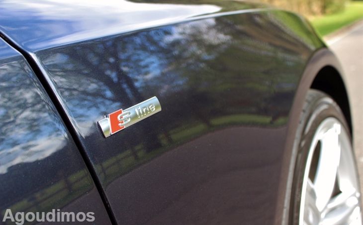 S Line емблема, стикер, бадж, лого за Audi, залепяща се
