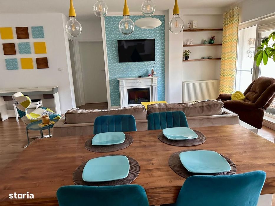 Apartament modern 3 camere 2 bai si loc de parcare in zona Ciresica