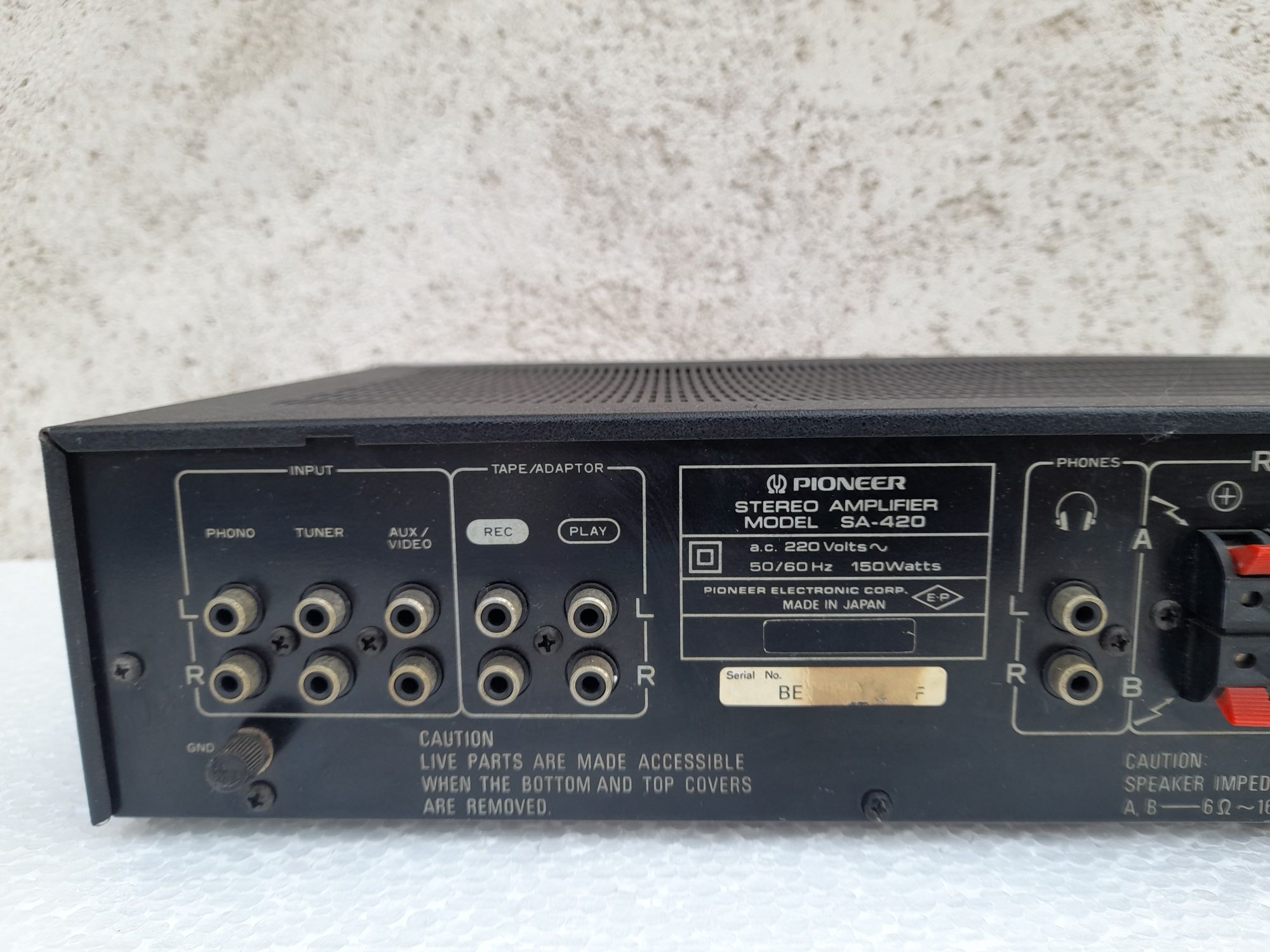 amplificator Pioneer SA-420  ( linie / instrumente )