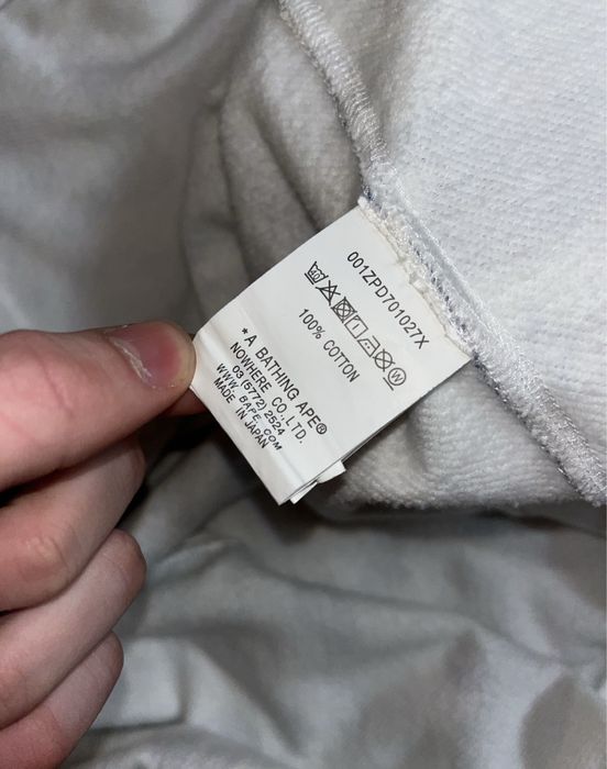 Bape Hanorac White XL(Fit M)