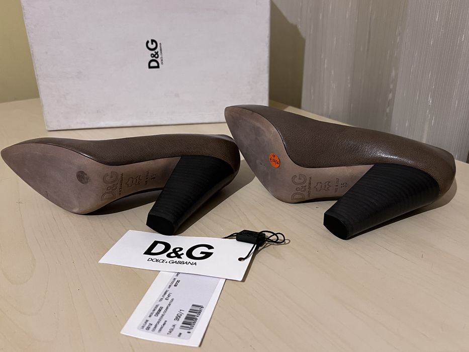 Pantofi dama piele Dolce & Gabbana original, nou, marimea 35