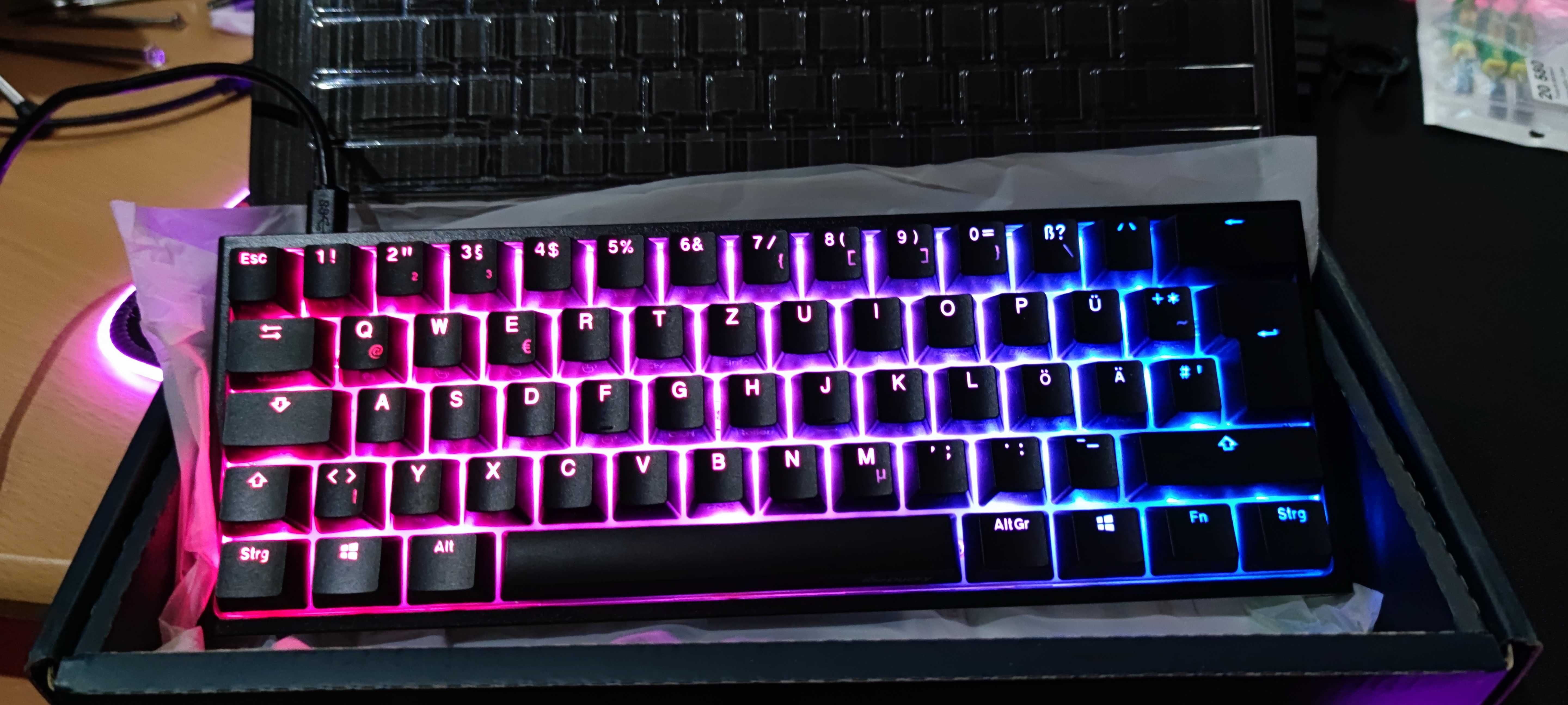 Vand tastatura Ducky One 2 Mini, 60%, mecanica rgb / Anne Pro 2