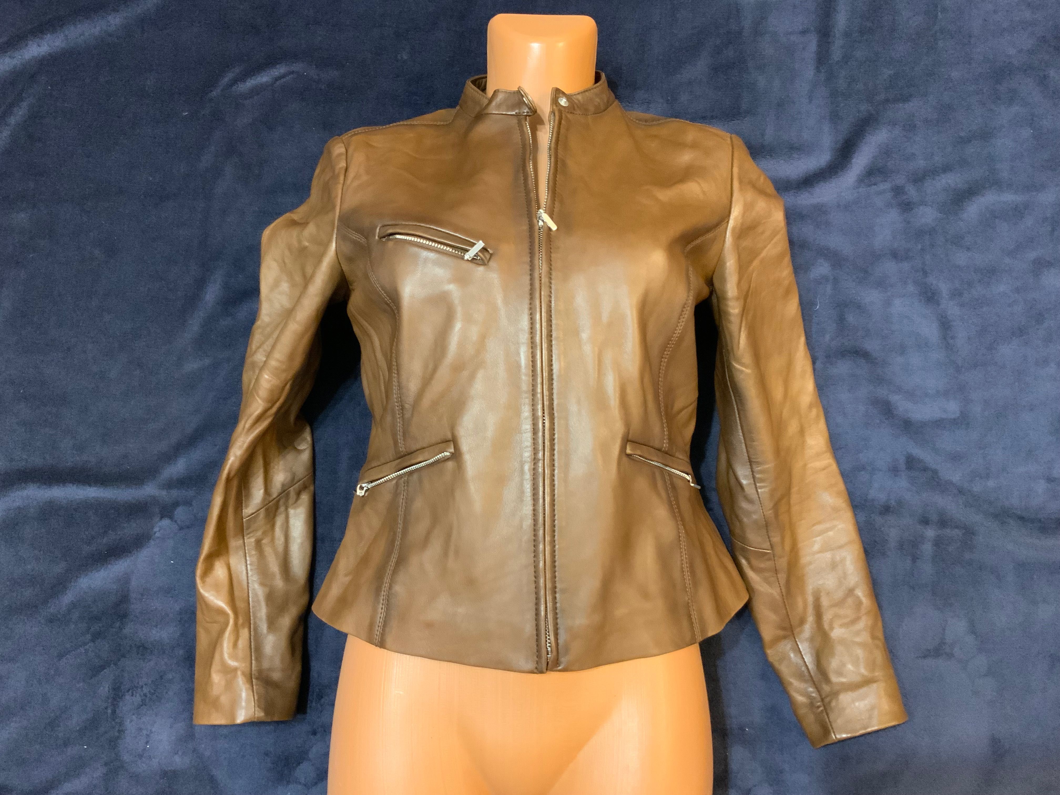 Massimo Dutti-оригинално кожено яке 42л