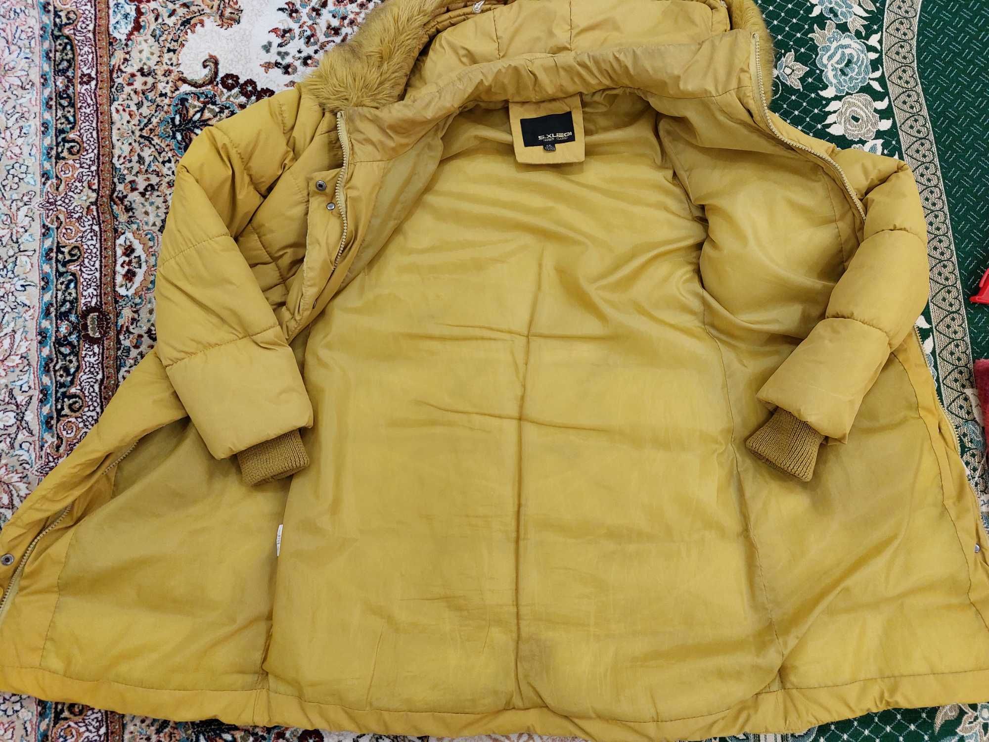 Куртки желтый б/у