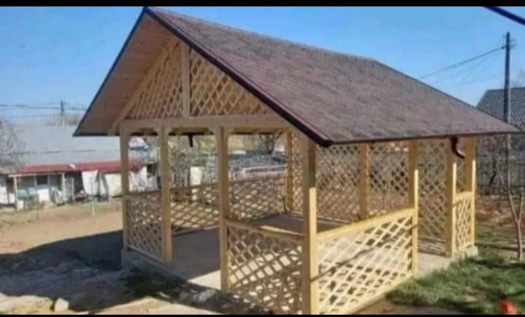 Foisoare din lemn, constructie foisoare, foisoare de gradina si curte,
