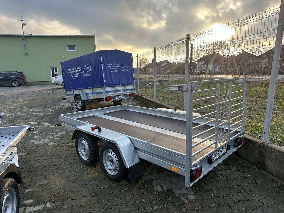 Inchirieri remorci/trailere/platforme auto 750 kg-3500 kg Satu Mare