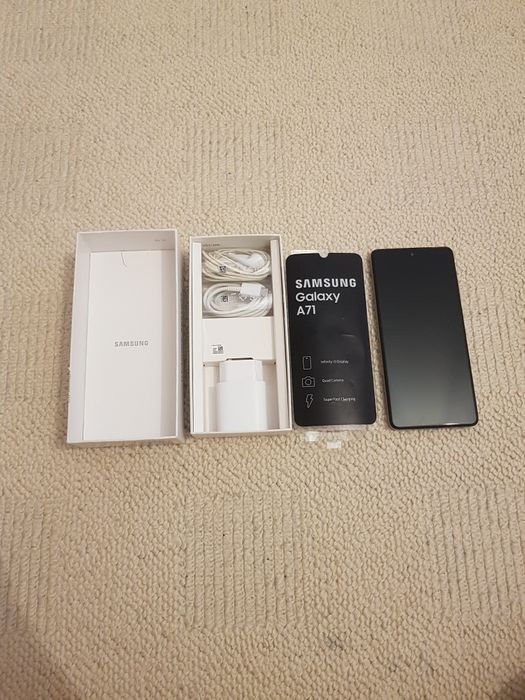 Telefon mobil Samsung Galaxy A71, Dual SIM, 128GB, 6GB RAM, 4G, Silver