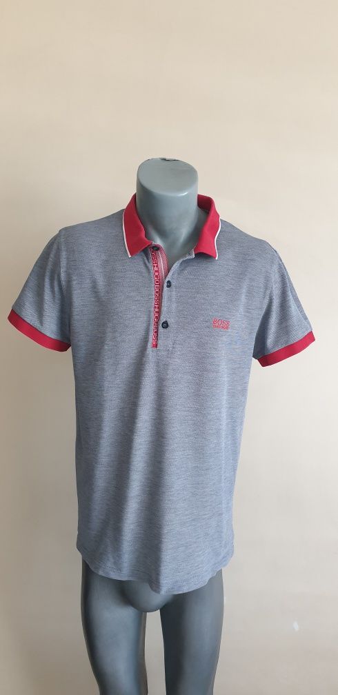 Hugo Boss Pique Pima Cotton Slim Fit Mens / L - XL ОРИГИНАЛНА Тениска!