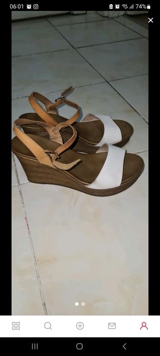 Босоножки танкетки