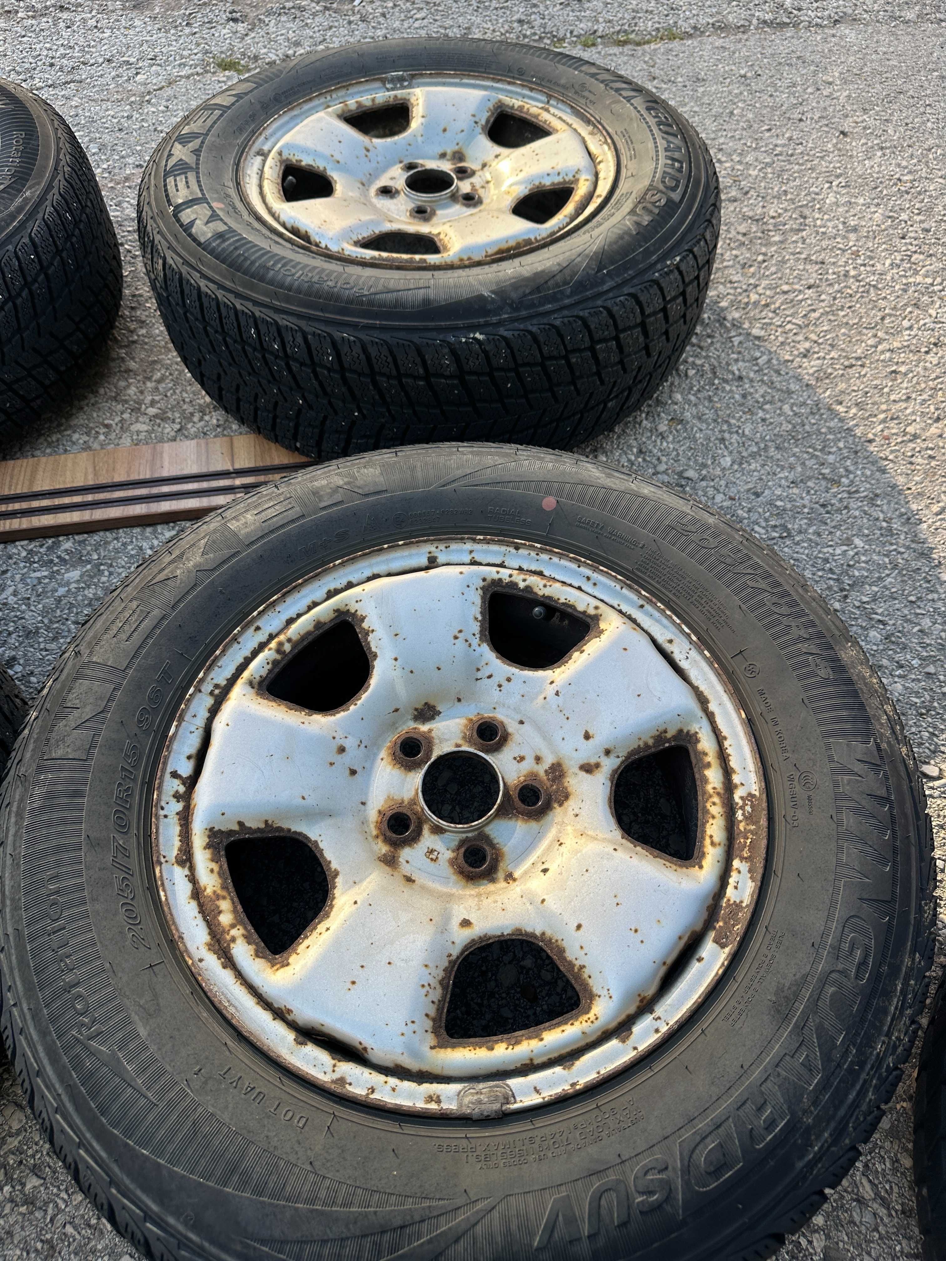 4бр. железни джанти 15" - 5х100 - Subaru