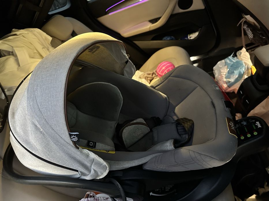Scaun auto  joie recline cu baza isofix, spin 360