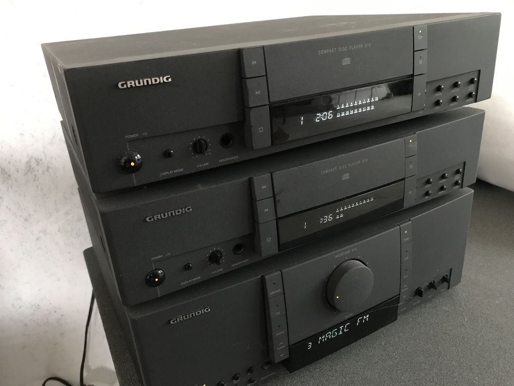 Sistem/Linie/Turn audio Grundig, gama “Fine Arts” (nu Sony/Panasonic).