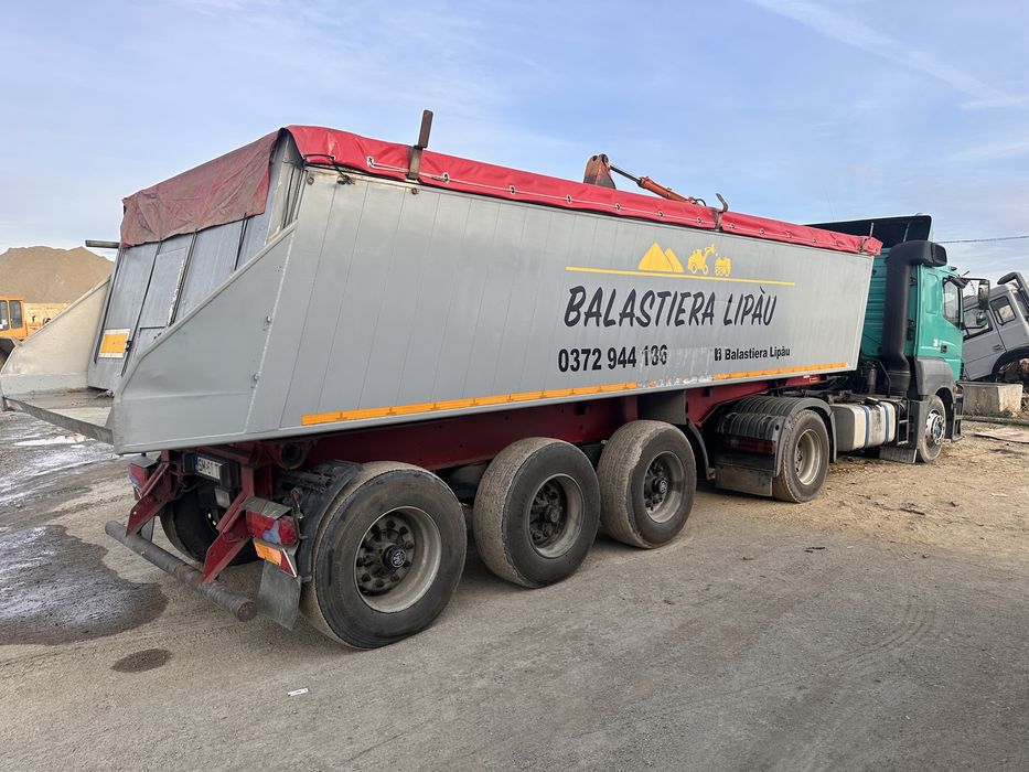 Mercedes Axor + semiremorca