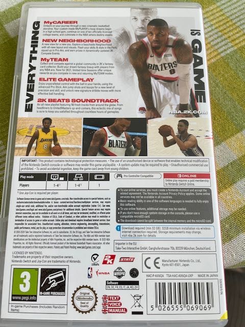 NBA 2K21 Nintendo Switch