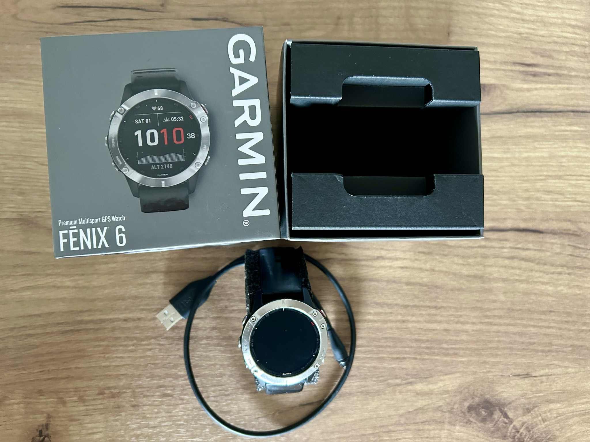 Garmin Fenix 6 + зарядно