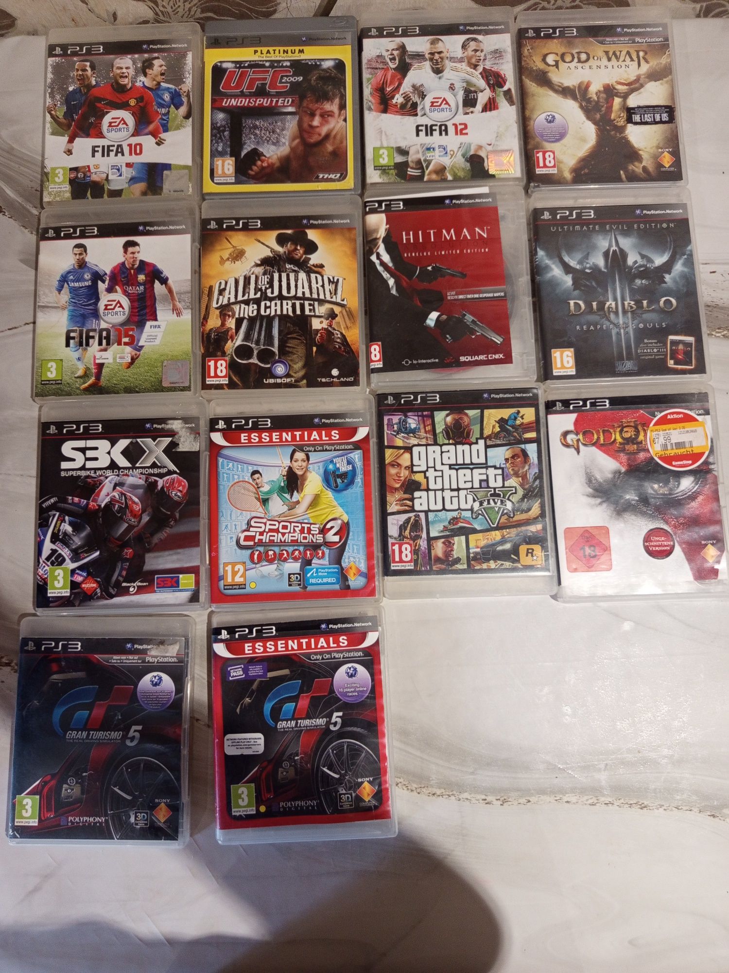 Продавам игри за PS 3