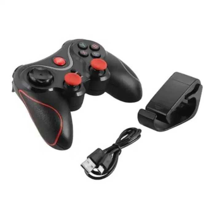 Controller gamepad  bluetooth X7 , cu suport pentru telefon,nou