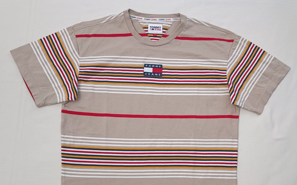 Tommy Jeans Logo Shirt оригинална тениска S памучна фланелка