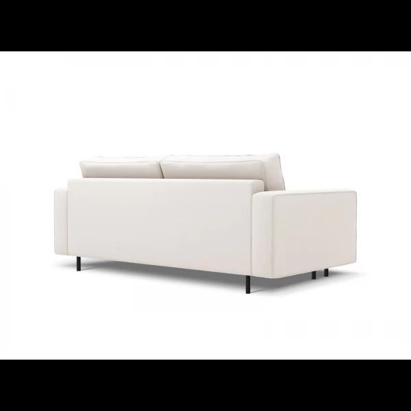 Canapea extensibila 3 locuri spatiu depozitare bej deschis 236cm