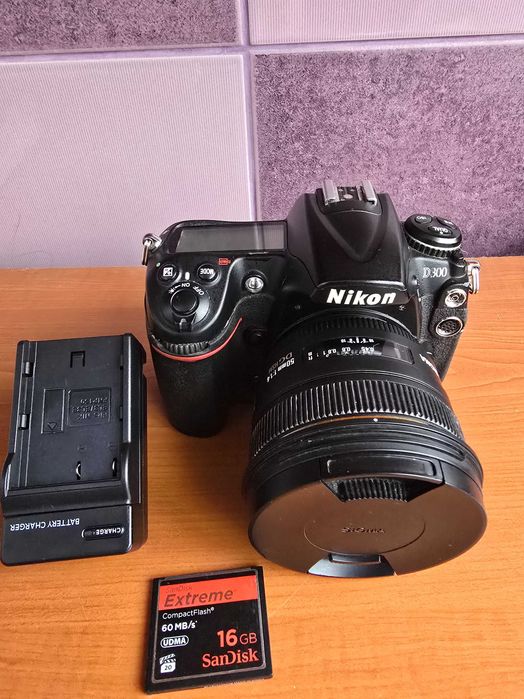 Nikon D300 + Sigma 50mm f1.4 + card CF