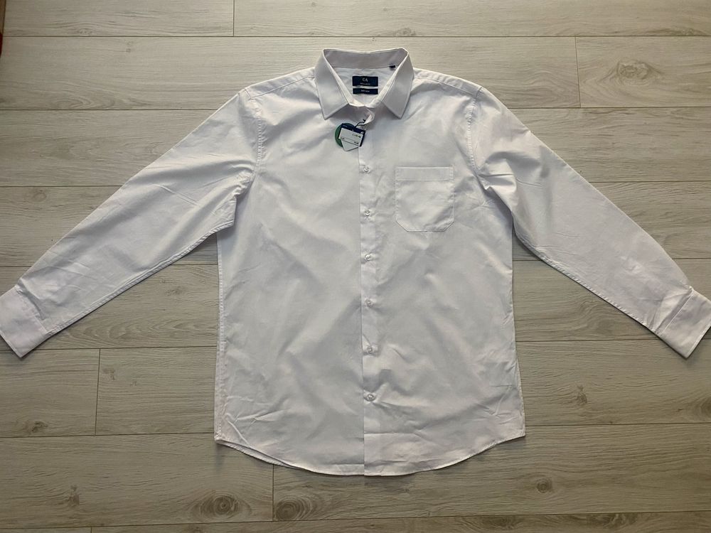 Camasa alba barbati Regular Fit, marimea L, noua